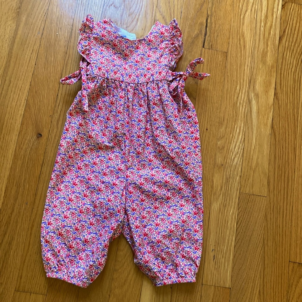 bella bliss Floral Pink Red Blue Baby One-Piece Bodysuit